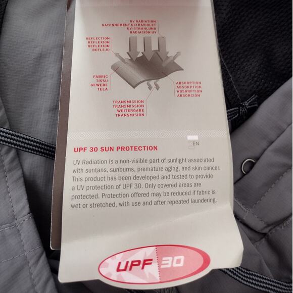 The North Face Gray Horizon Nylon Utility Capri/Cropped Pants UPF 30 Women's 10 - Picture 13 of 16